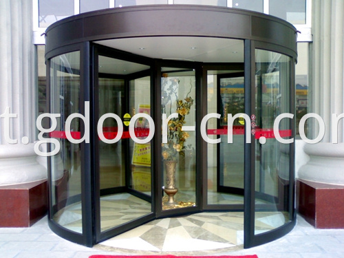 Specila Designed Three-wing Automatic Revolving Doors